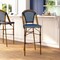 Flash Furniture NavyWhite PE Rattan Stacking Paris Stools, 2PK 2-SDA-AD642001-BS-NVYWH-NAT-GG - alternate 4